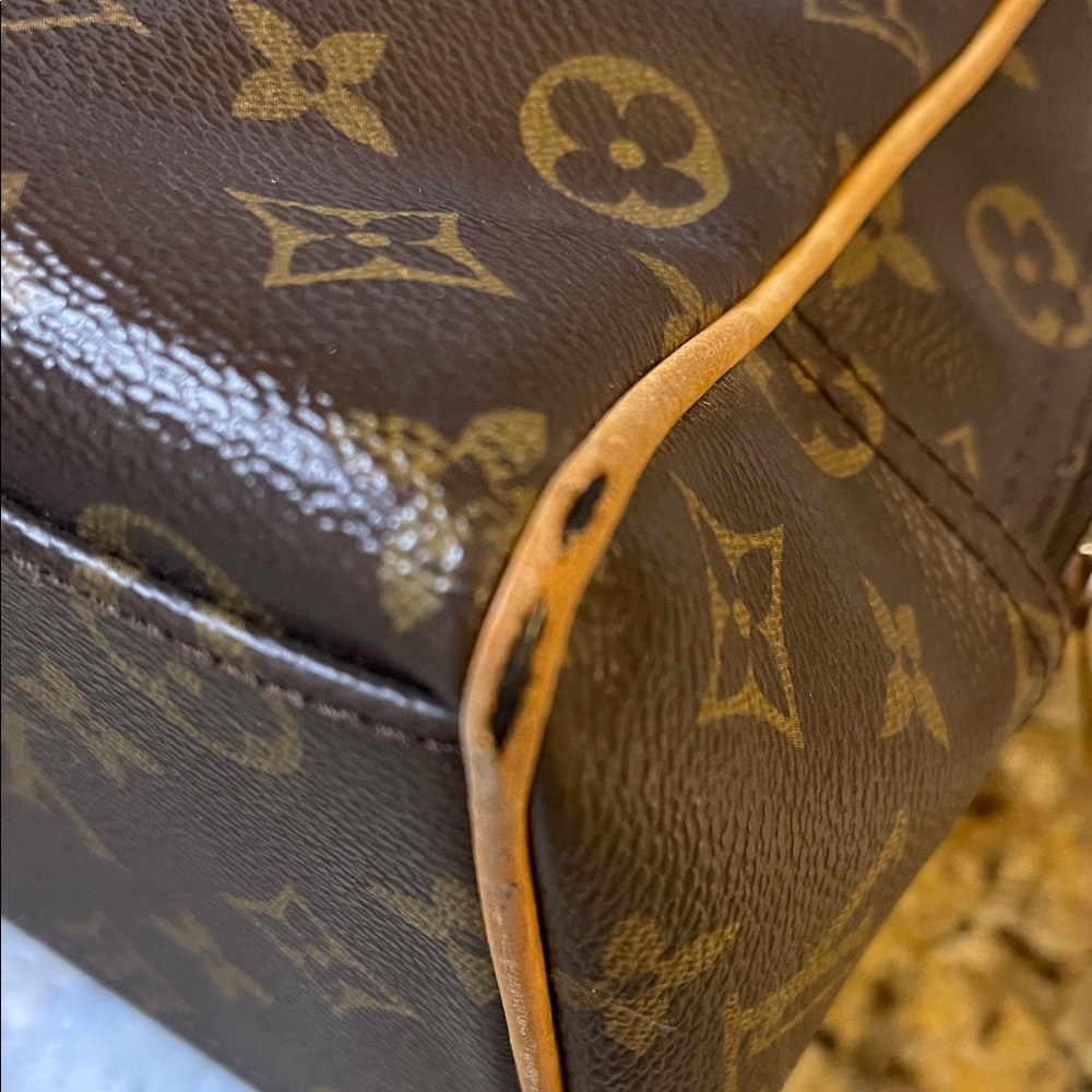 Authentic Louis Vuitton Brown Satchel with Gold Accents - Picture 3 of 16
